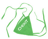 Chixit Single Bikini Top with Sport Logo