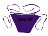 Chixit String Bikini Bottom with Sport Logo